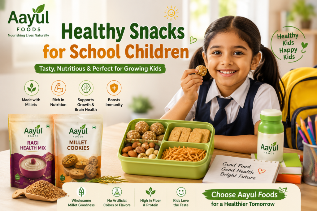 Healthy Snacks for School Children – Aayul Foods